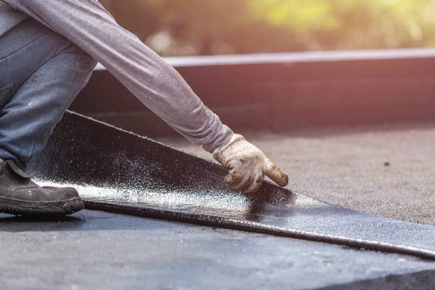 Professional Emergency Waterproofing technician working in Sherwood, MI